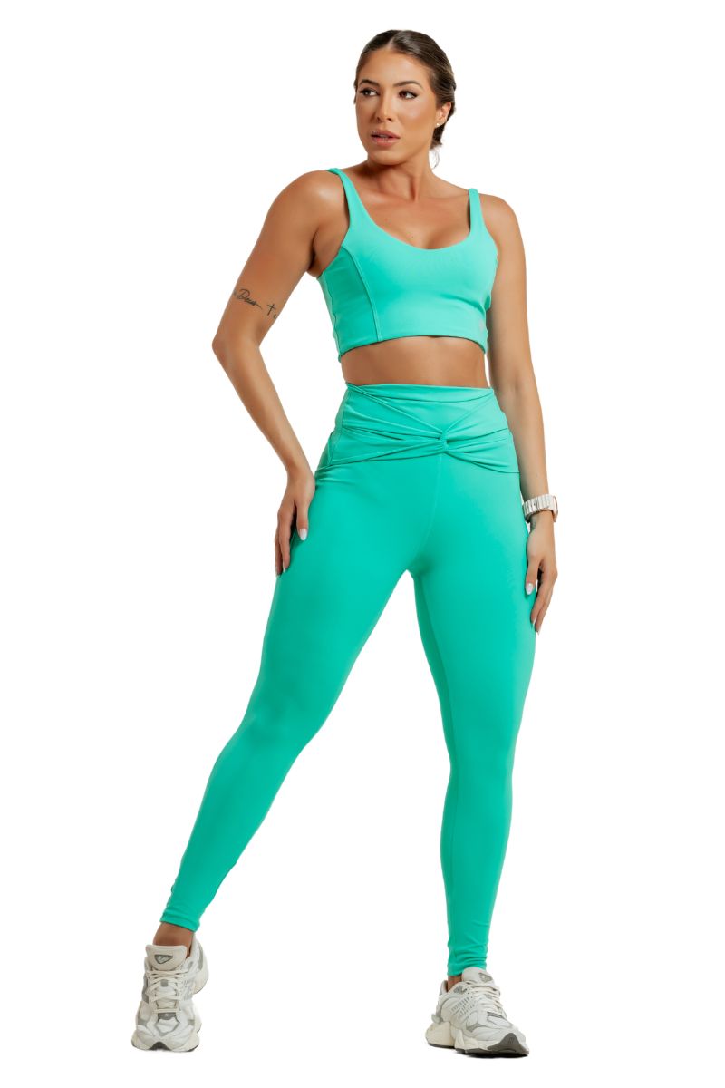 Garotafit - Jade Green Reflexion Set - FCS369HJG