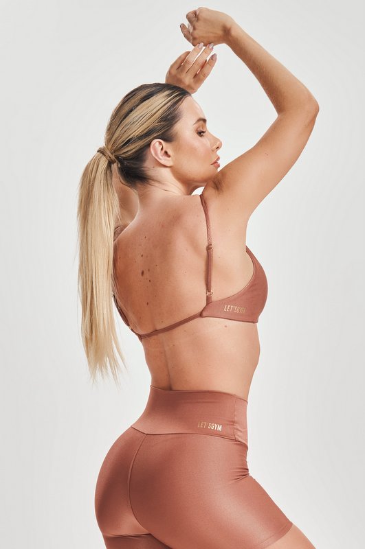 Lets Gym - Just Bronze Swim Top - 2554BZ