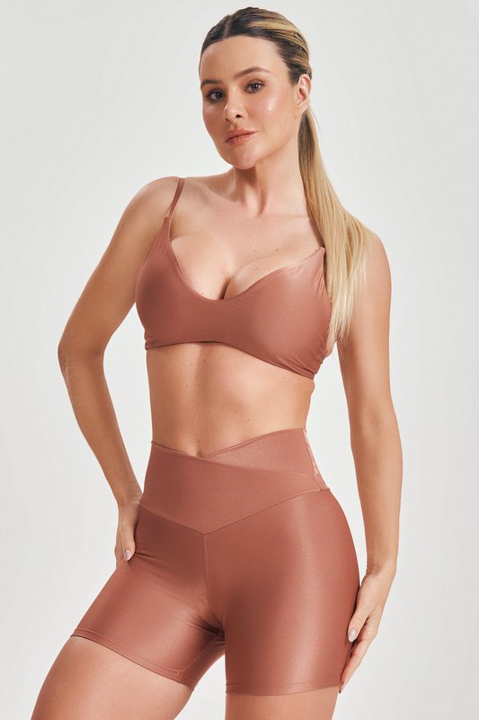 Lets Gym - Just Bronze Swim Top - 2554BZ