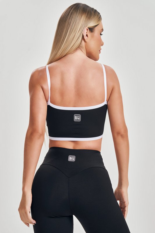 Lets Gym - Black Stard Top - 2547PT