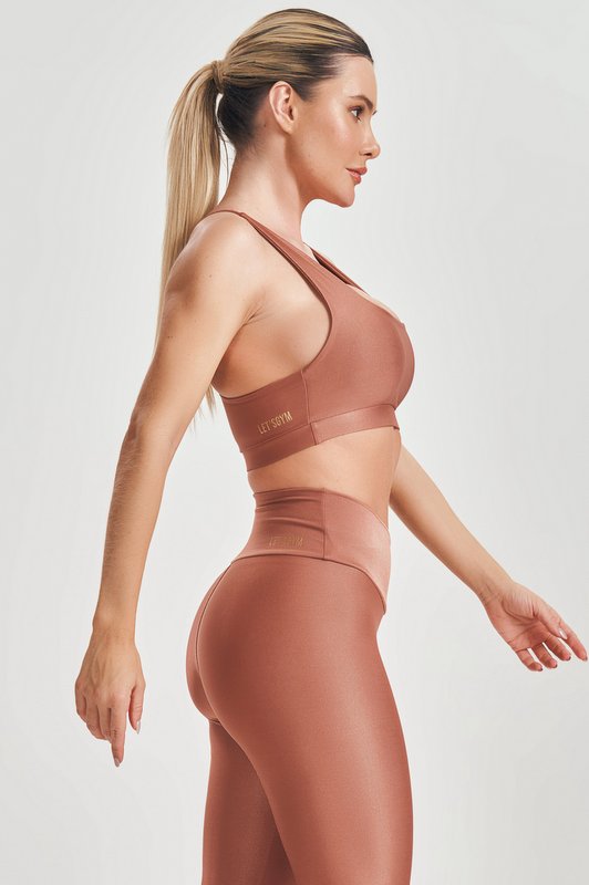 Lets Gym - Just Bronze Swim Top - 2567BZ