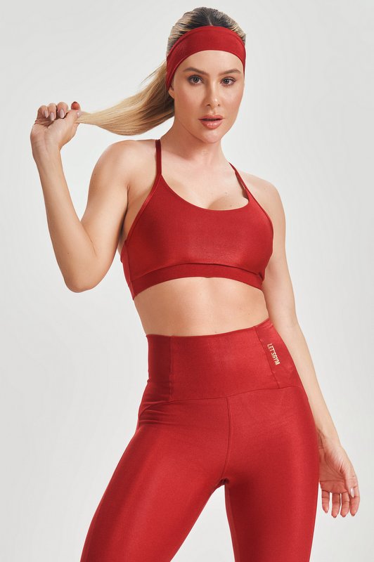 Lets Gym - Basic Fit Red Top - 2582VM