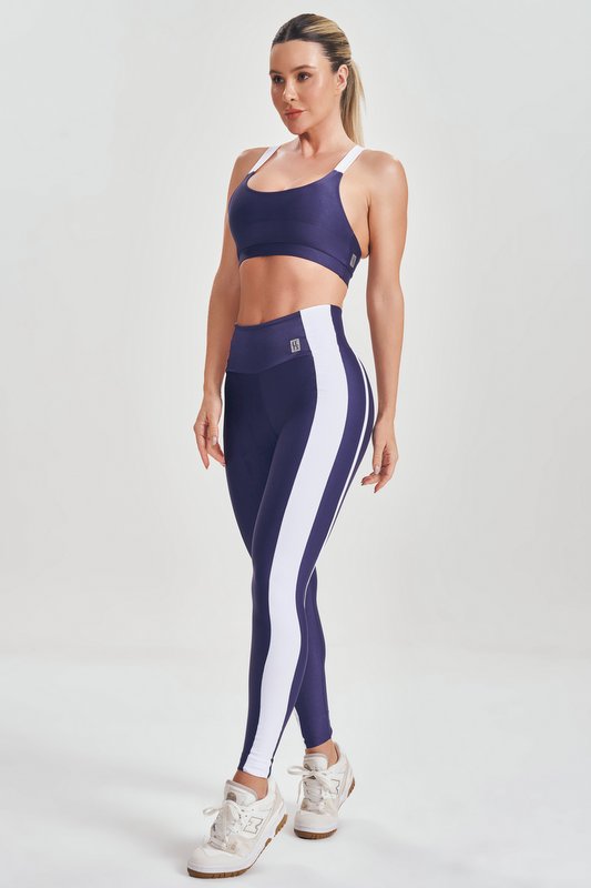 Lets Gym - Blue Flex Leggings - 2529AZM