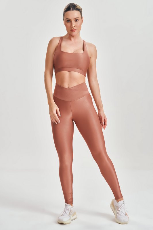 Lets Gym - Just Bronze Leggings - 2555BZ