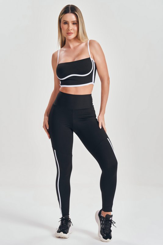 Lets Gym - Black Start Leggings - 2548PT