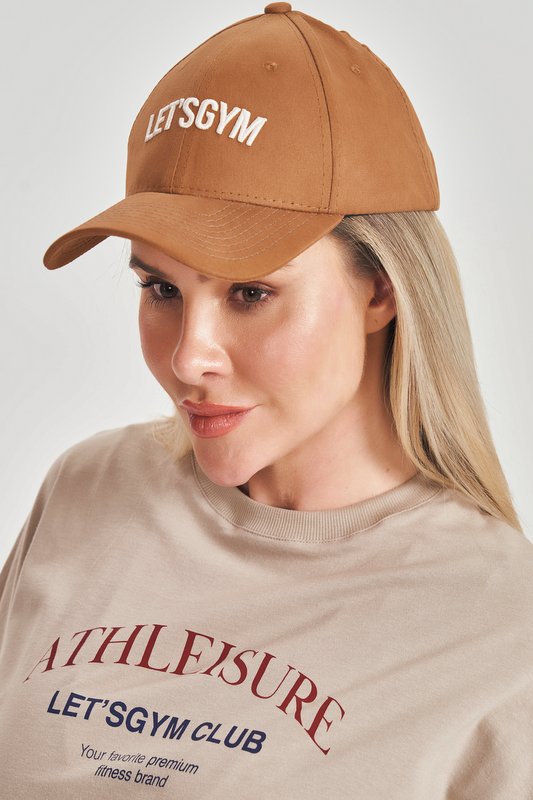 Lets Gym - Brown Lets Gym Cap - 2596MR