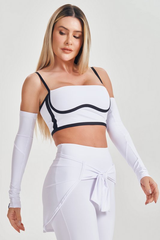 Lets Gym - White Start Cuff - 2566ABR