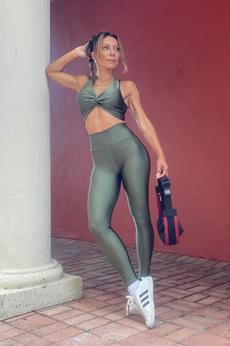 Canoan - Olympia Military Green Leggings - 007F00