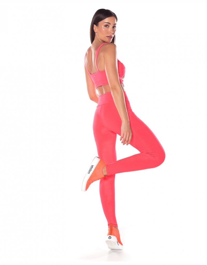 Vestem - Sunny Pink Electra Leggings with Pockets - FS1429.V25.C0428