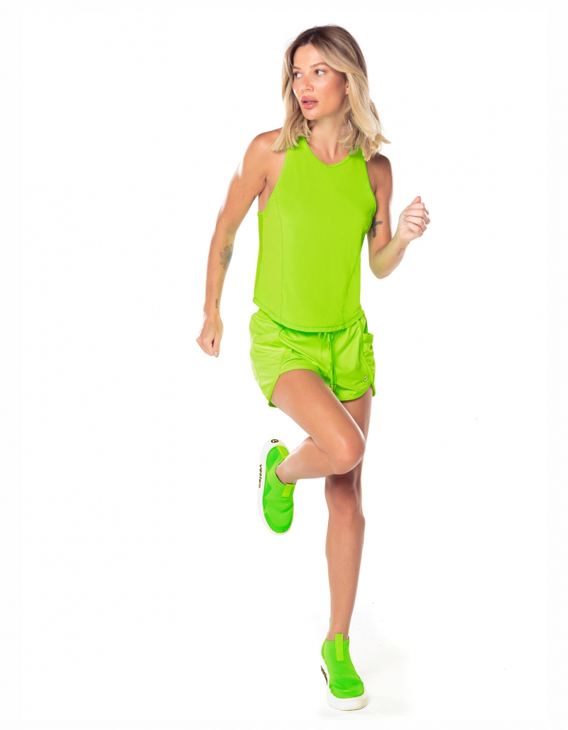 Vestem - Tank Shirt Dry Fit Slim Sunny Neon Green - REG777.V25.C0041