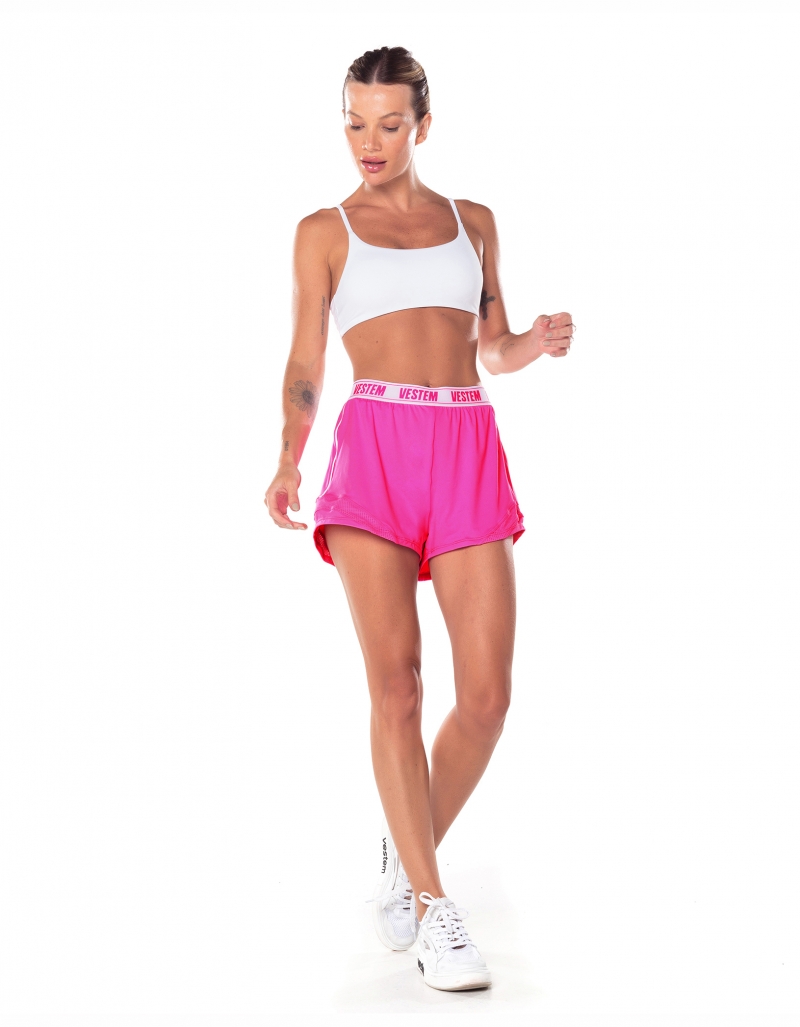 Vestem - Hera Pink Neon Running Shorts - SH628.V25.C0003