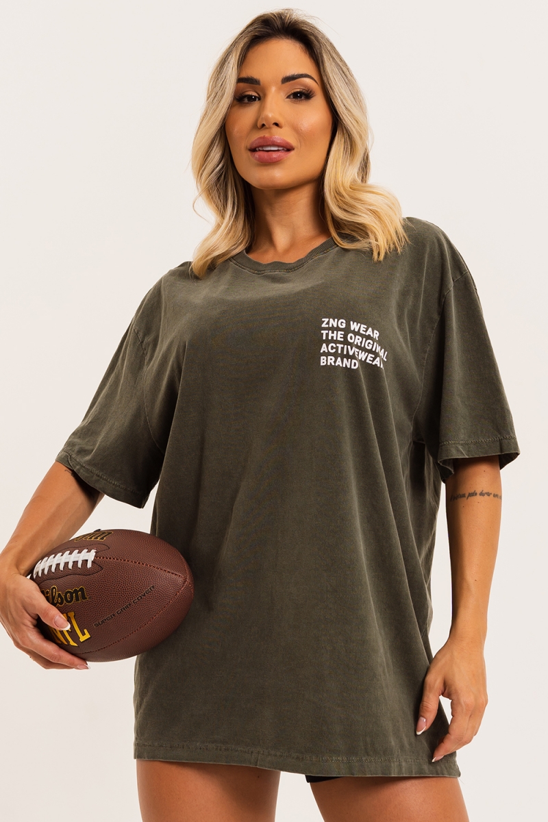 ZNG - T-SHIRT CANT STOP GREEN - BLU280 ZNG - T-SHIRT CANT STOP GREEN - BLU280
