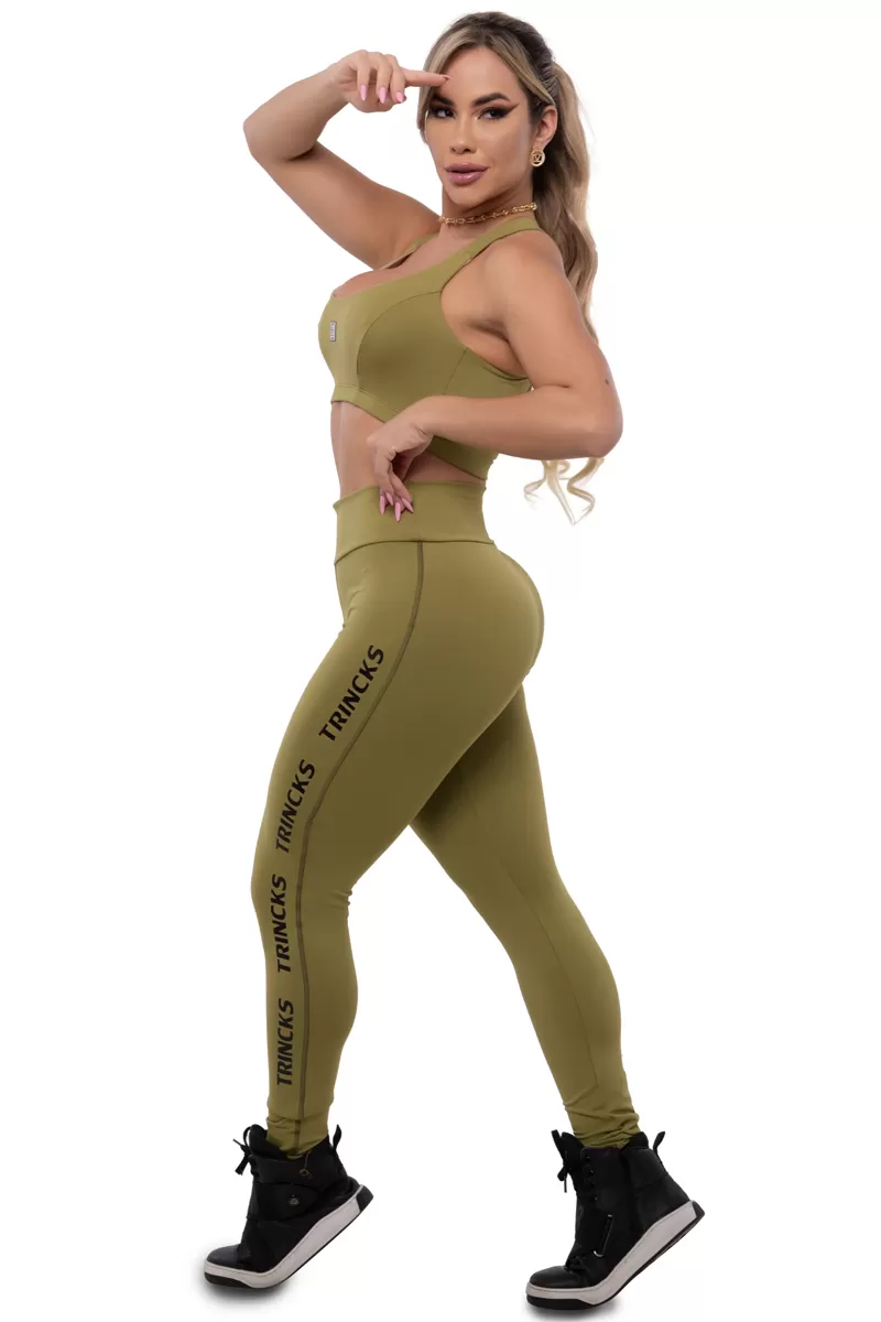 Trincks - Conjunto Legging e Top Basic Pistache - Trincks - Conjunto Legging e Top Basic Pistache -