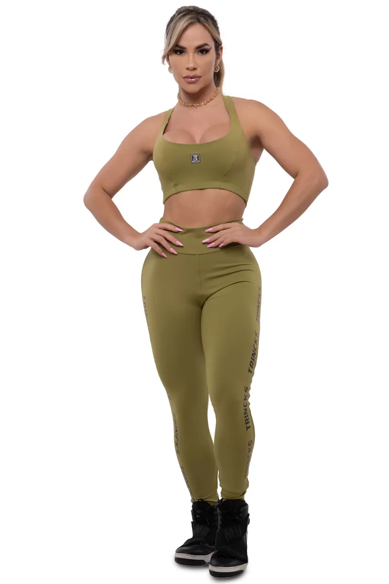 Trincks - Conjunto Legging e Top Basic Pistache - Trincks - Conjunto Legging e Top Basic Pistache -