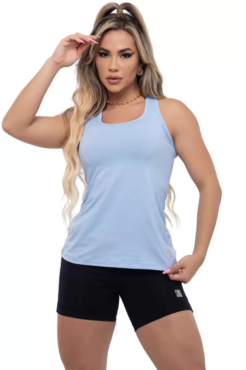 Trincks - Regata FitTrain Azul Claro nadador - Trincks - Regata FitTrain Azul Claro nadador -