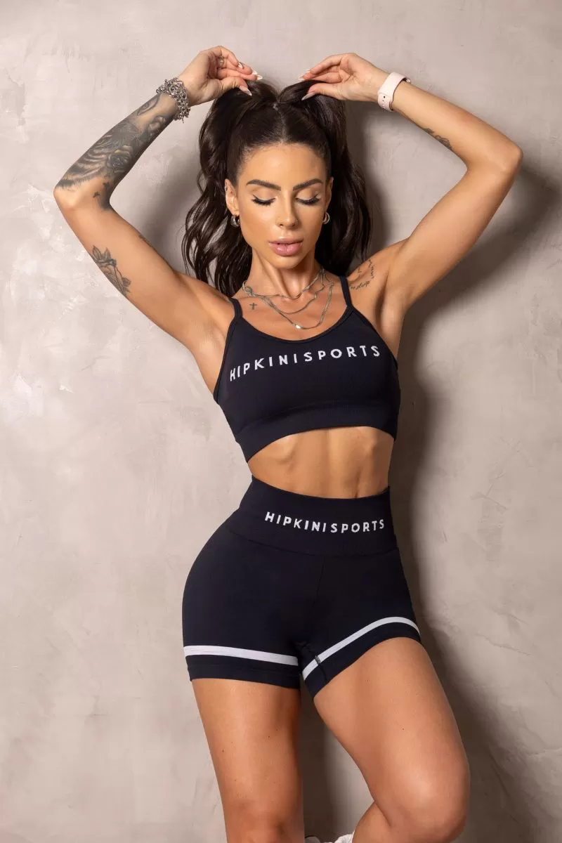 Hipkini - Shorts Seamless Summer Glow Preto - 33331081 Hipkini - Shorts Seamless Summer Glow Preto - 33331081