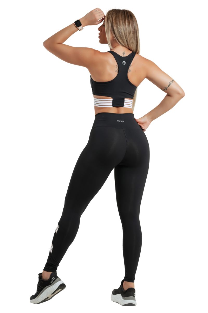 Garotafit - Drift Pants Set Black - FCS360A