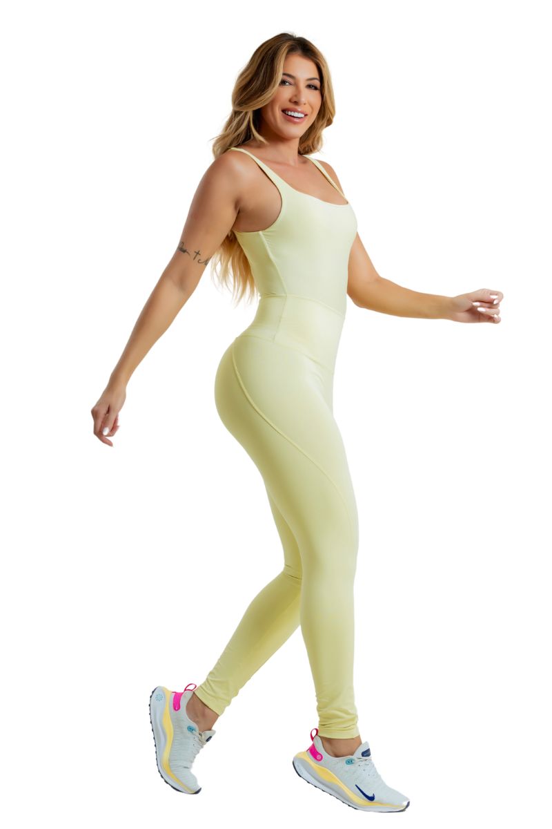 Garotafit - Candy Yellow Dizzy Bodysuit - BOD85JC