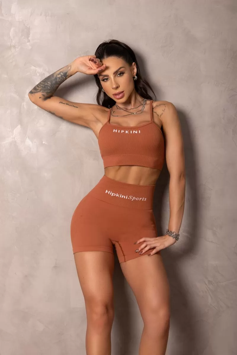 Hipkini - Shorts Summertime Seamless Caramelo Push up - 33331186 Hipkini - Shorts Summertime Seamless Caramelo Push up - 33331186