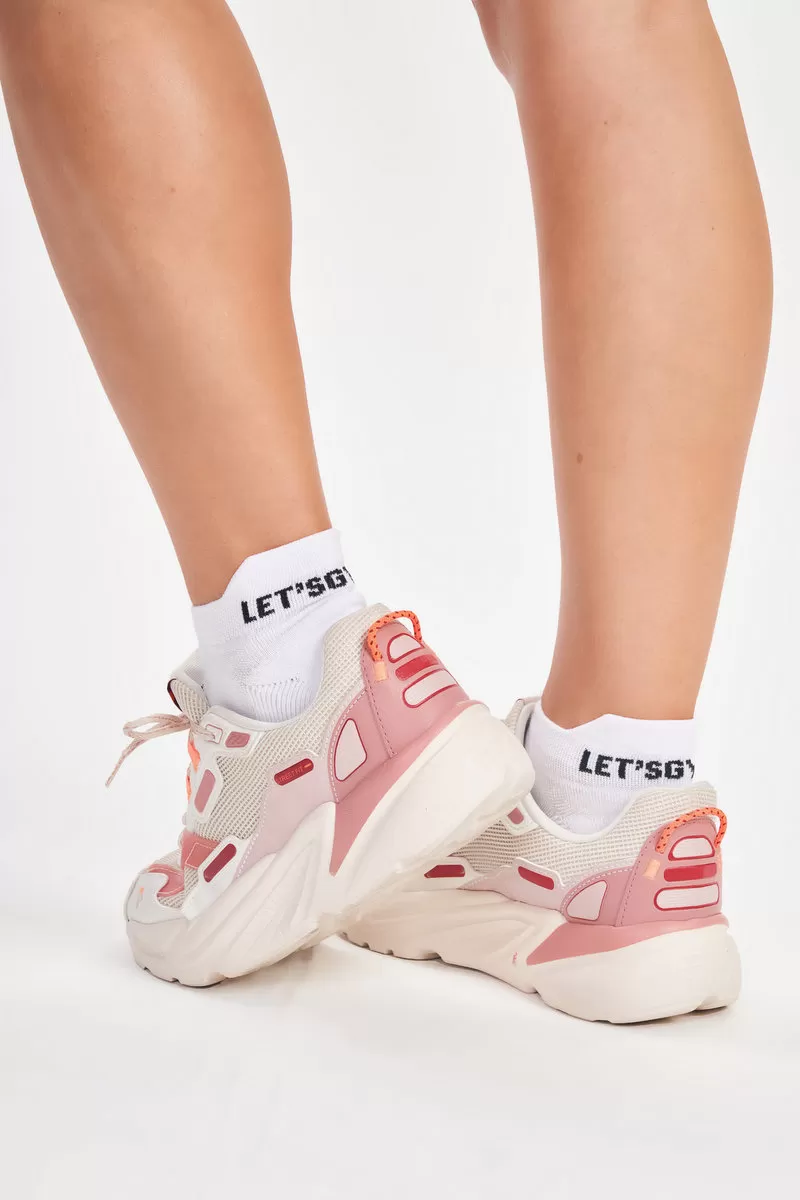 Lets Gym - Meia Lets Gym Branco - 2577BR Lets Gym - Meia Lets Gym Branco - 2577BR