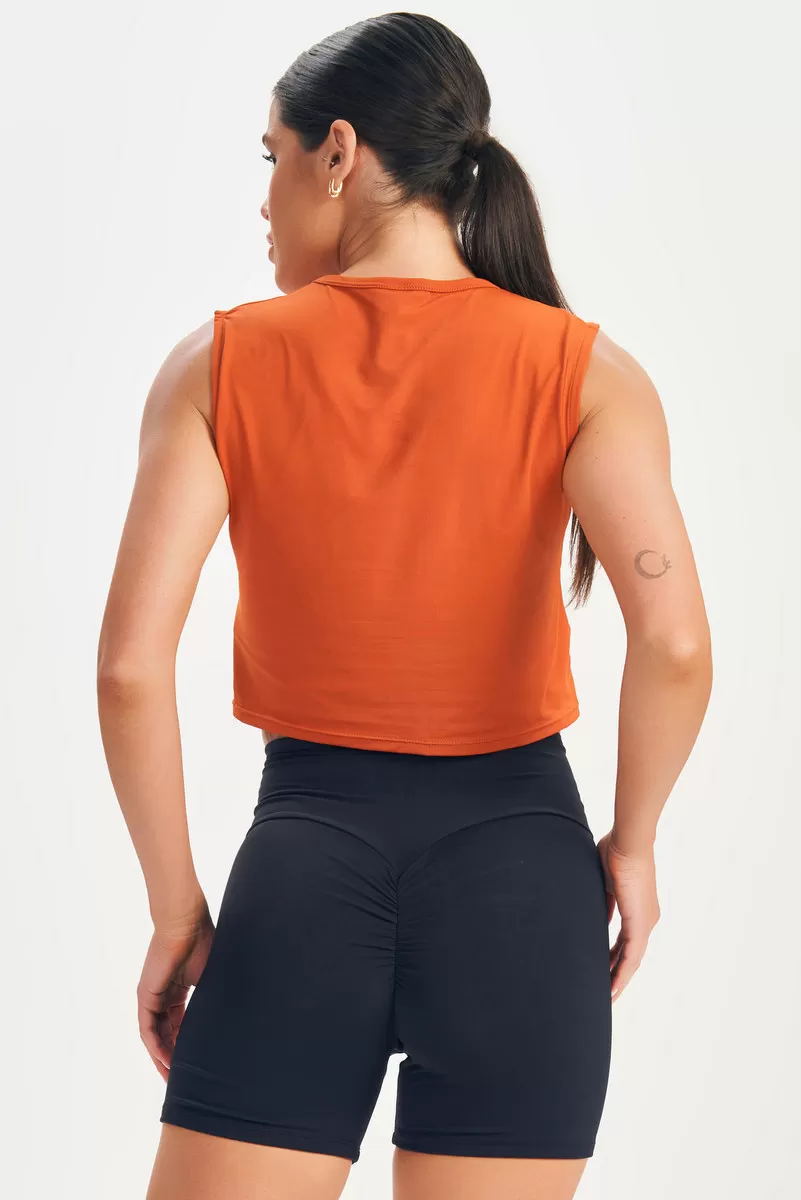 Lets Gym - Cropped Push Ocre - 2664OC Lets Gym - Cropped Push Ocre - 2664OC