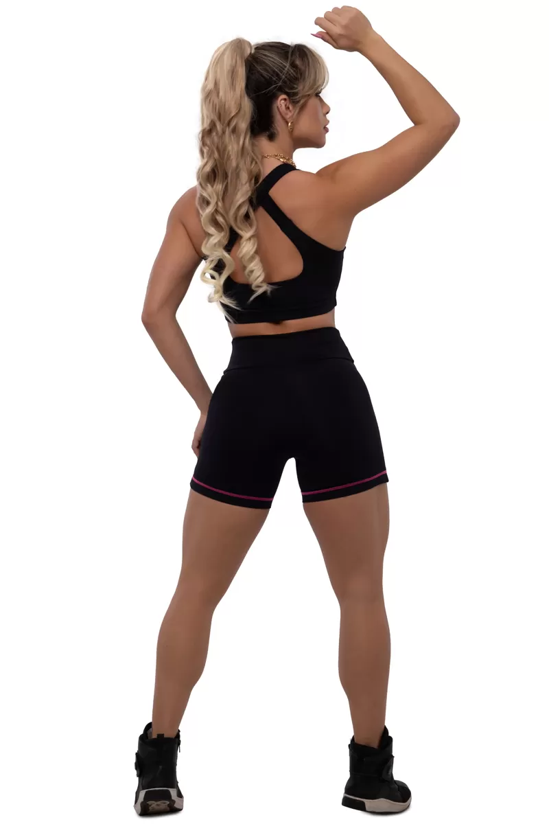 Trincks - Short Basic Preto Pink Trincks - Trincks - Short Basic Preto Pink Trincks -