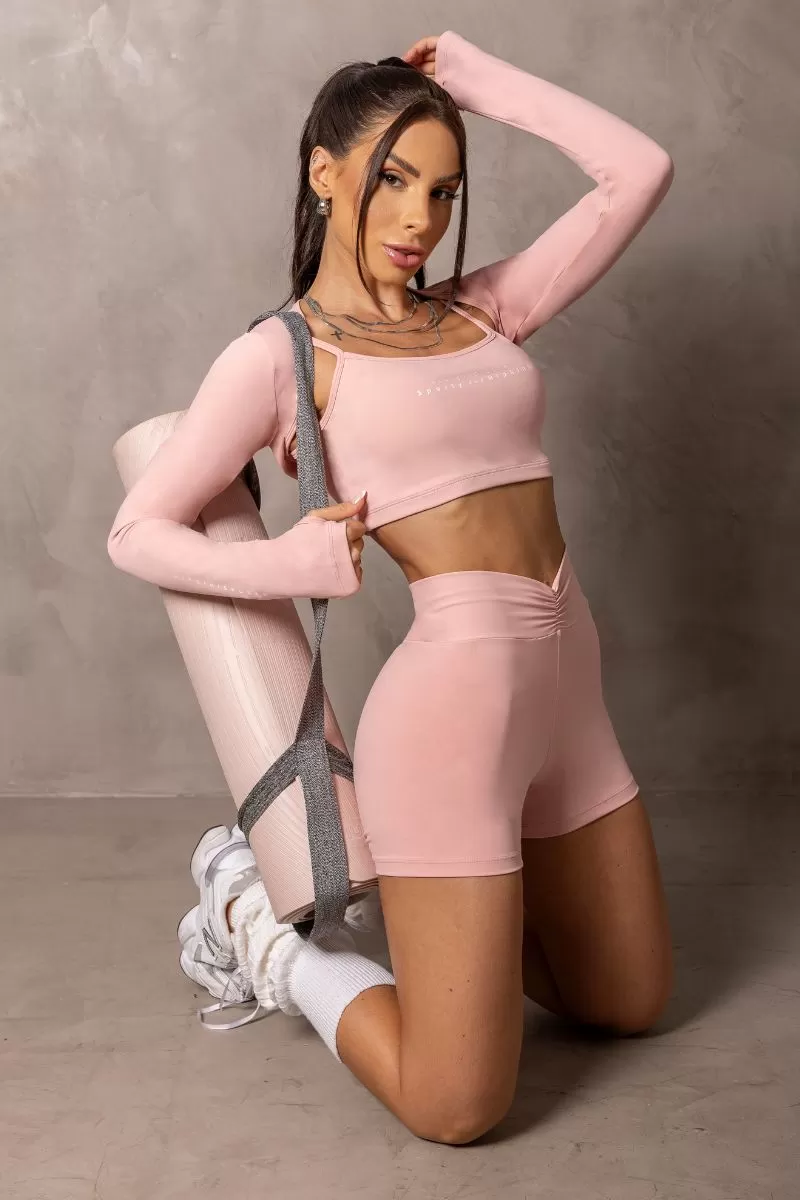 Hipkini - Cropped Sunrise Rosa com silk - 33331034 Hipkini - Cropped Sunrise Rosa com silk - 33331034