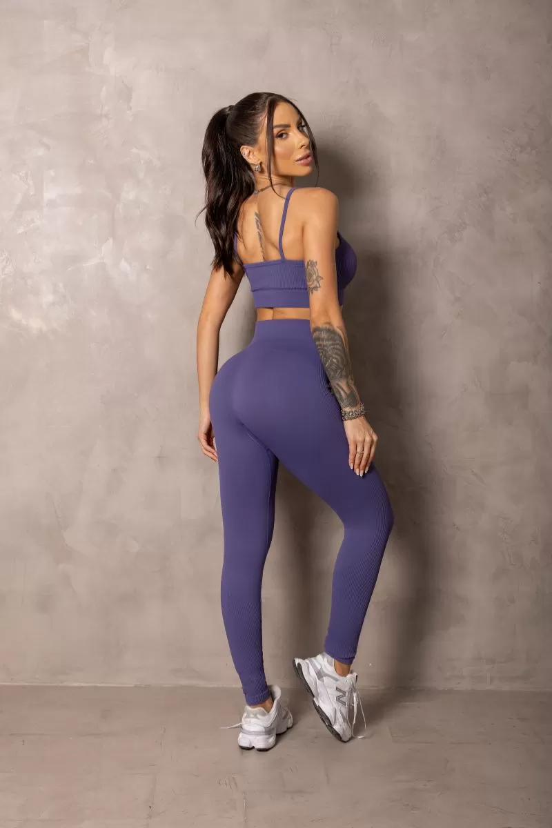 Hipkini - Legging Seamless Sunrise Roxa - 33331188 Hipkini - Legging Seamless Sunrise Roxa - 33331188