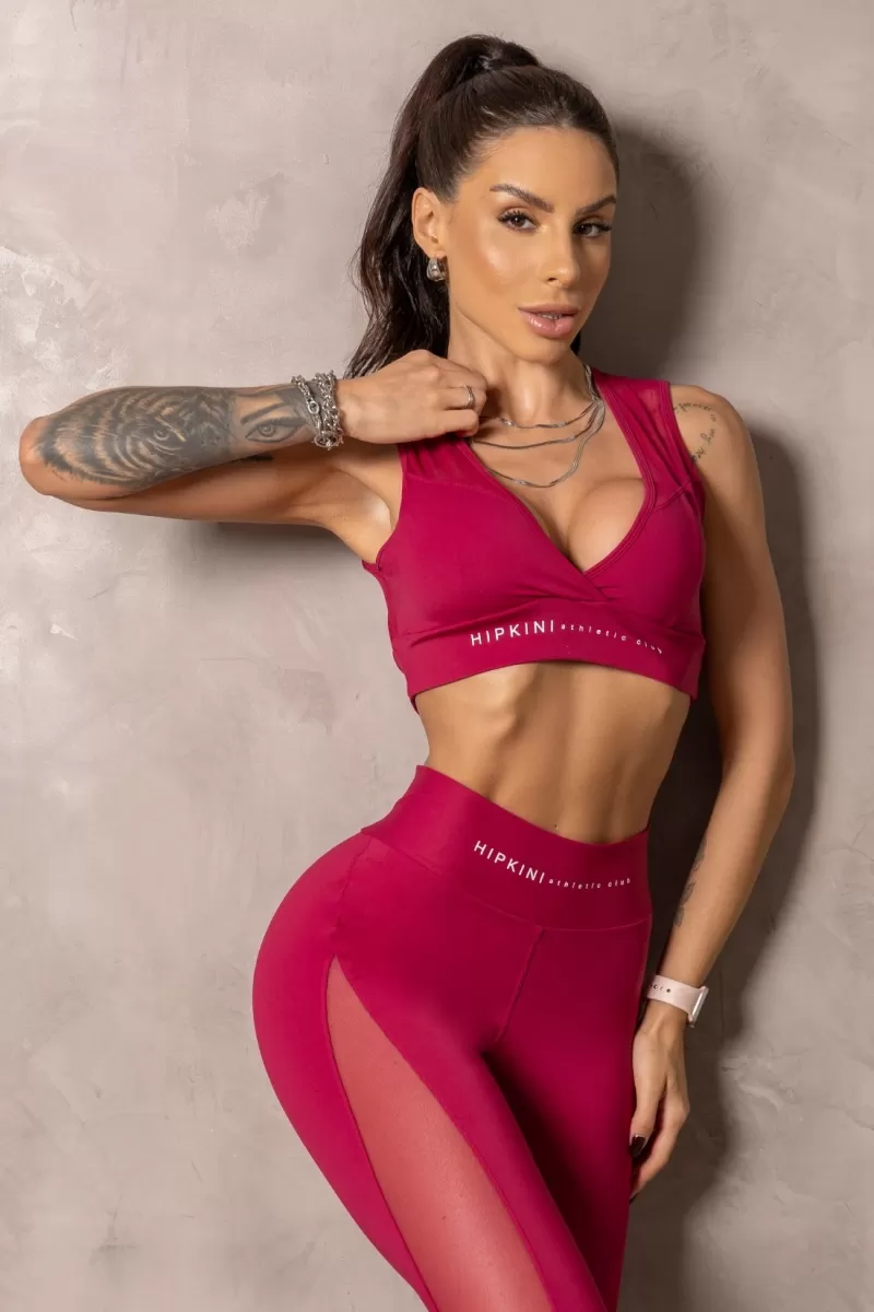 Hipkini - Marsala Top Runner with tulle - 33331116 Hipkini - Marsala Top Runner with tulle - 33331116