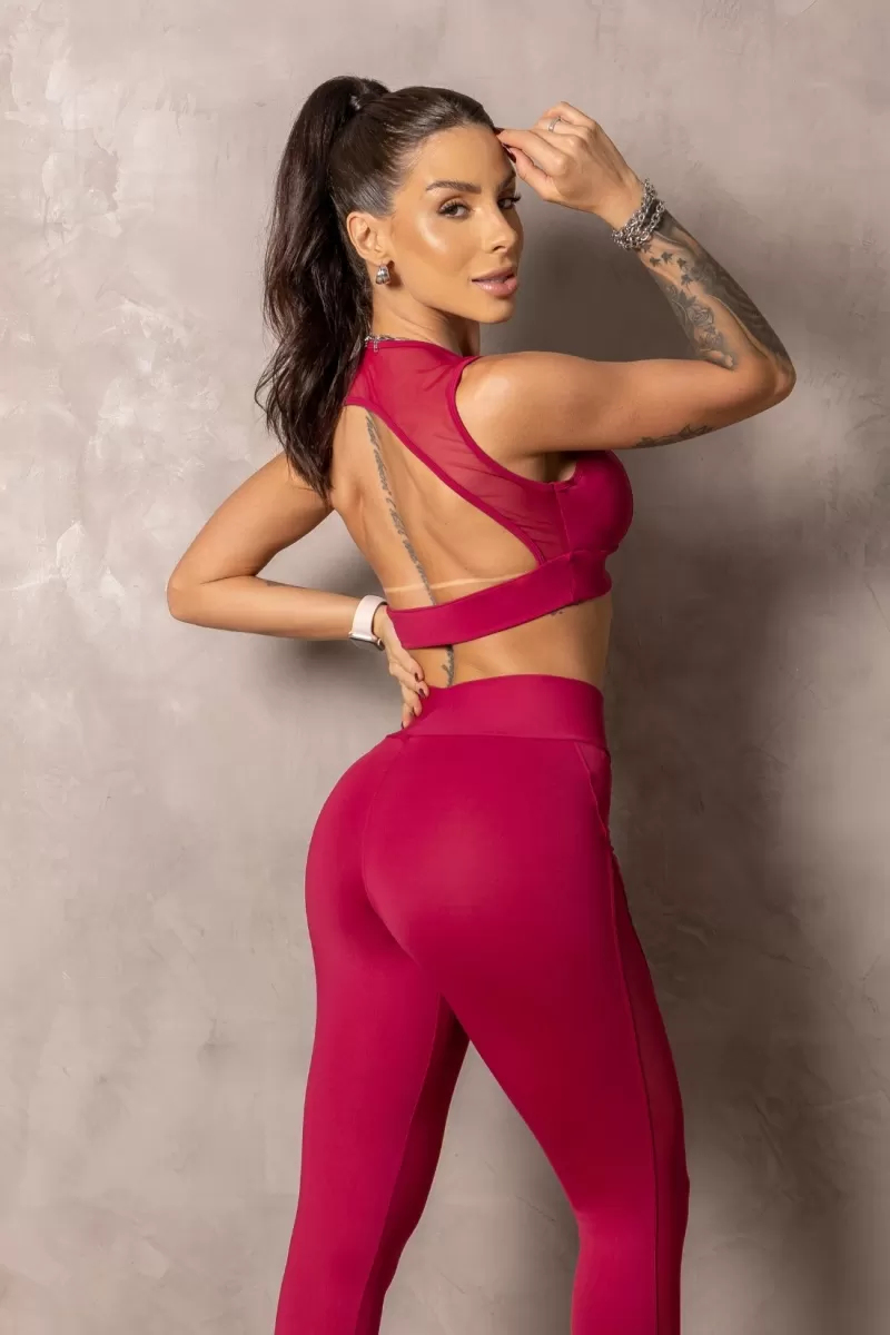 Hipkini - Marsala Top Runner with tulle - 33331116 Hipkini - Marsala Top Runner with tulle - 33331116