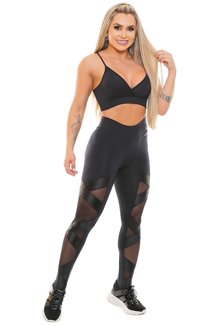 Garotafit - Calça Triplo X Preto - FUS257A