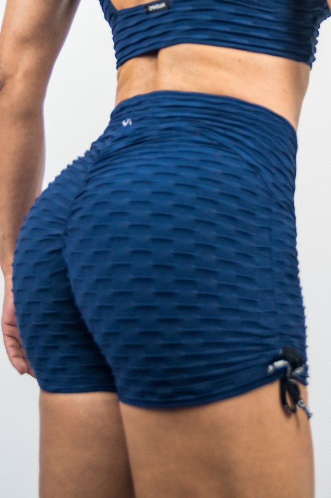 Canoan - Navy Blue Scrunch Shorts - 01091