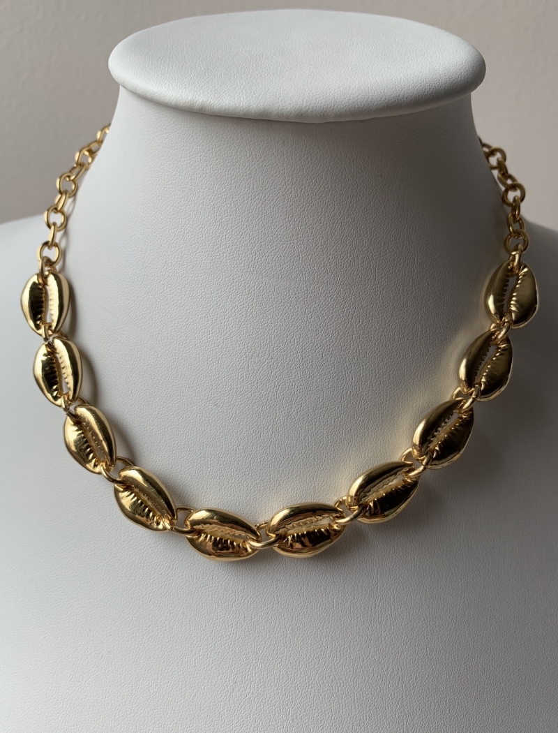 Mikabe - Choker Búzios Dourado - Mk071