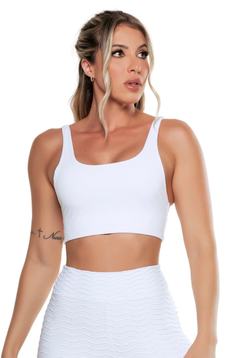 Garotafit - Milan White Top - TOB61B