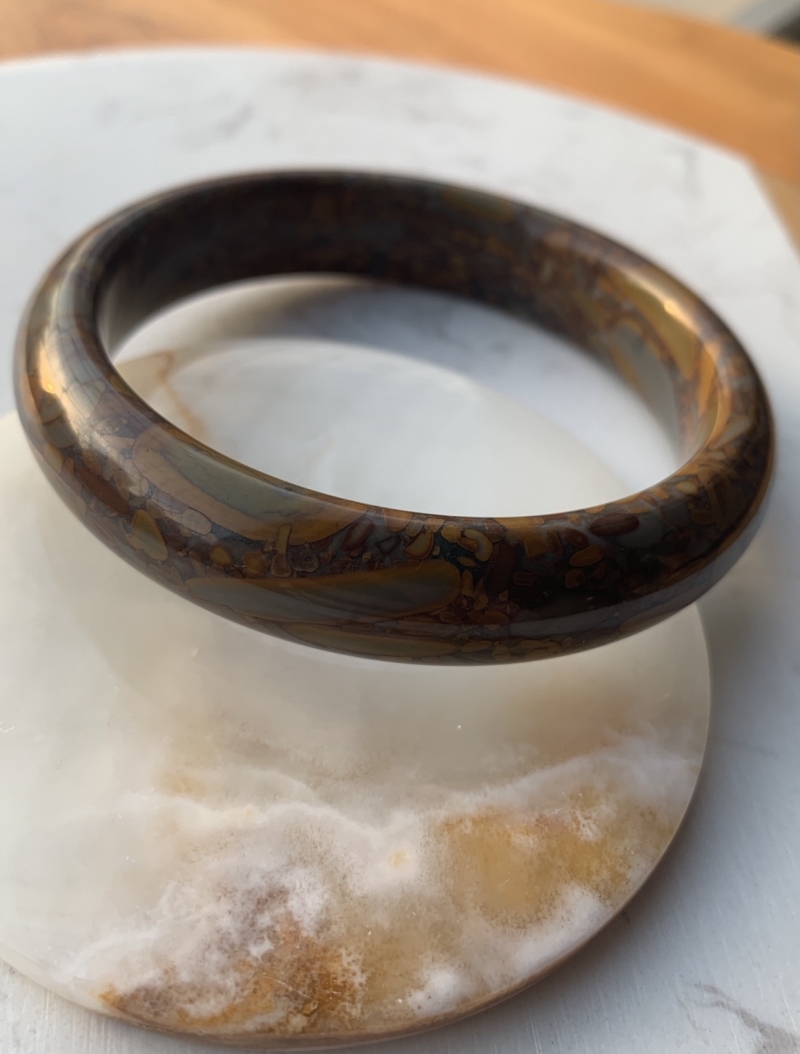 Mikabe - Brown Jade Stone Btanklet - MK453