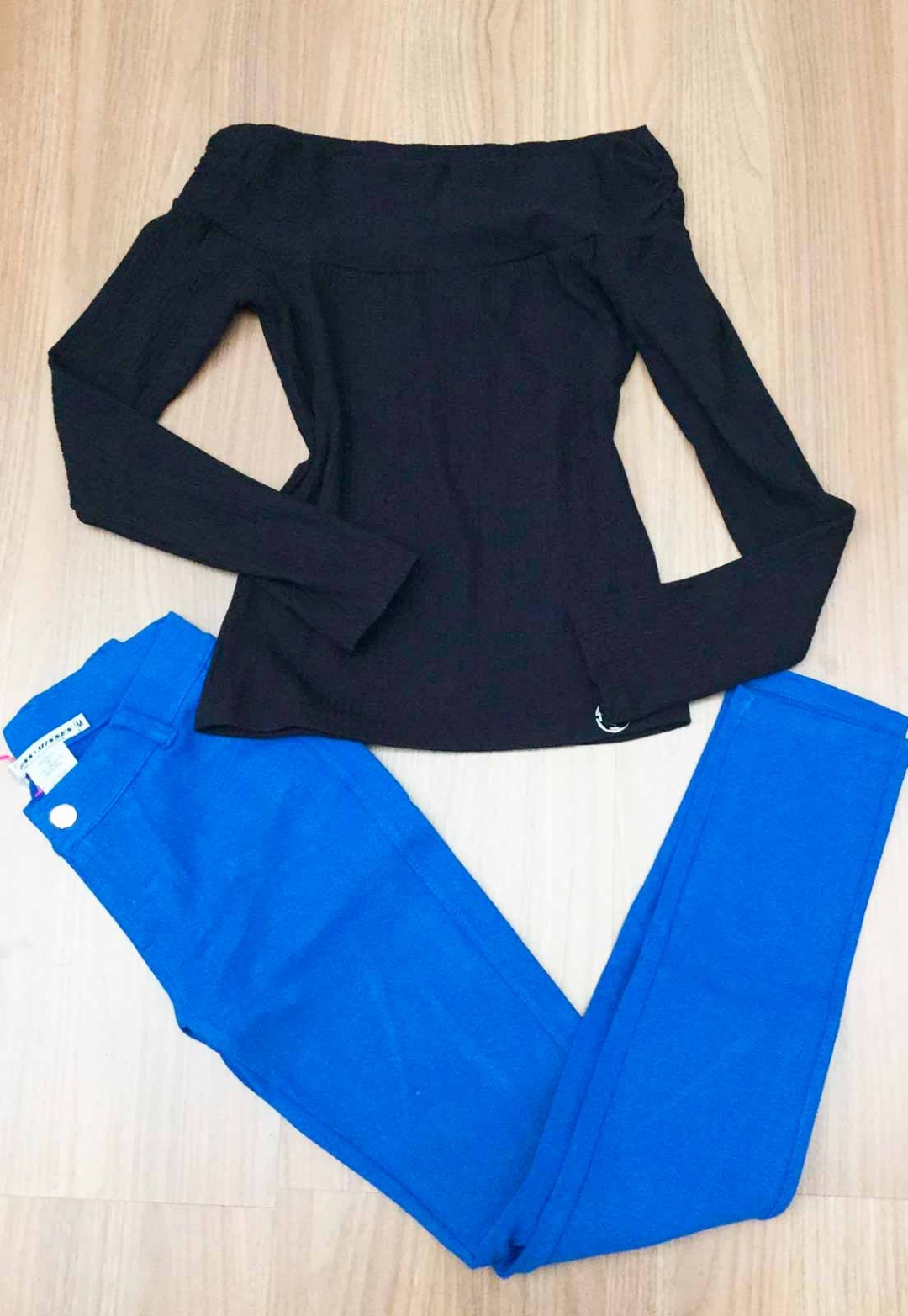 Miss Misses - Pants Miss Misses leggings with blue pocket 04-219 - 1000231