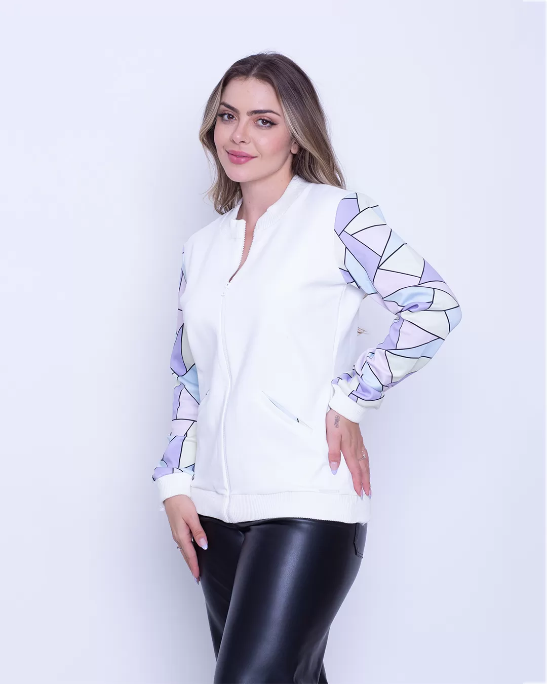 Limone - Long Sleeve Limone Shirt with Off White Pocket - 10012206 Limone - Long Sleeve Limone Shirt with Off White Pocket - 10012206