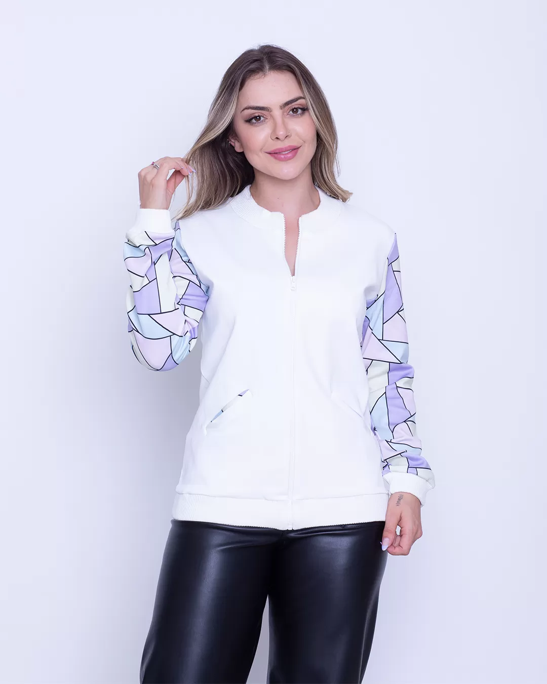 Limone - Long Sleeve Limone Shirt with Off White Pocket - 10012206 Limone - Long Sleeve Limone Shirt with Off White Pocket - 10012206