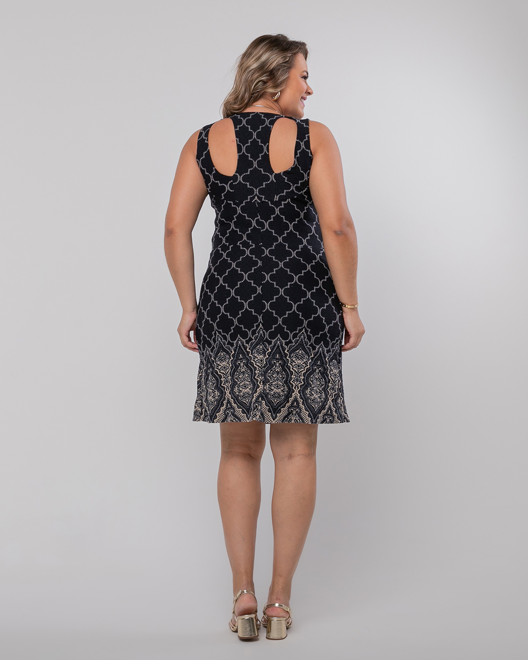 Lemoncola - Dress Lemoncola with Black Print Padding DDL17192 - 10012592