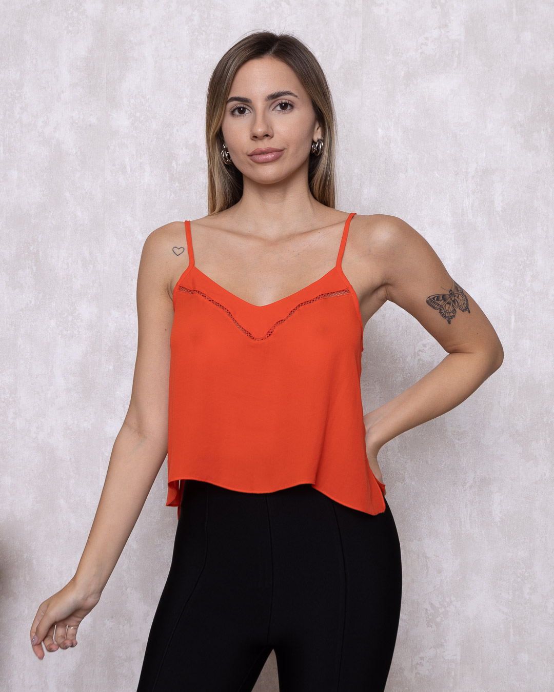 Lady Rock - Cropped Lady Rock with Orange detail 7494 - 10012672