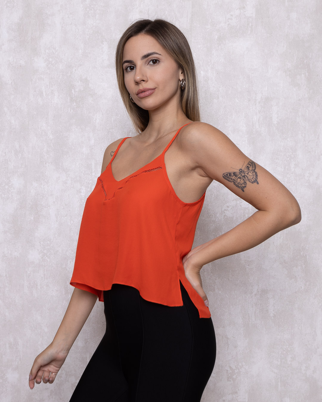 Lady Rock - Cropped Lady Rock with Orange detail 7494 - 10012672