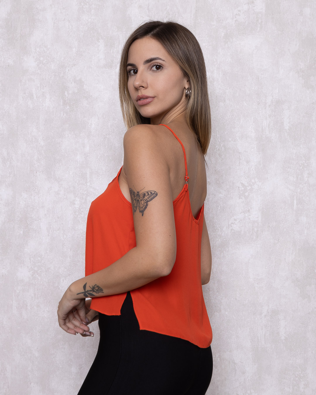 Lady Rock - Cropped Lady Rock with Orange detail 7494 - 10012672