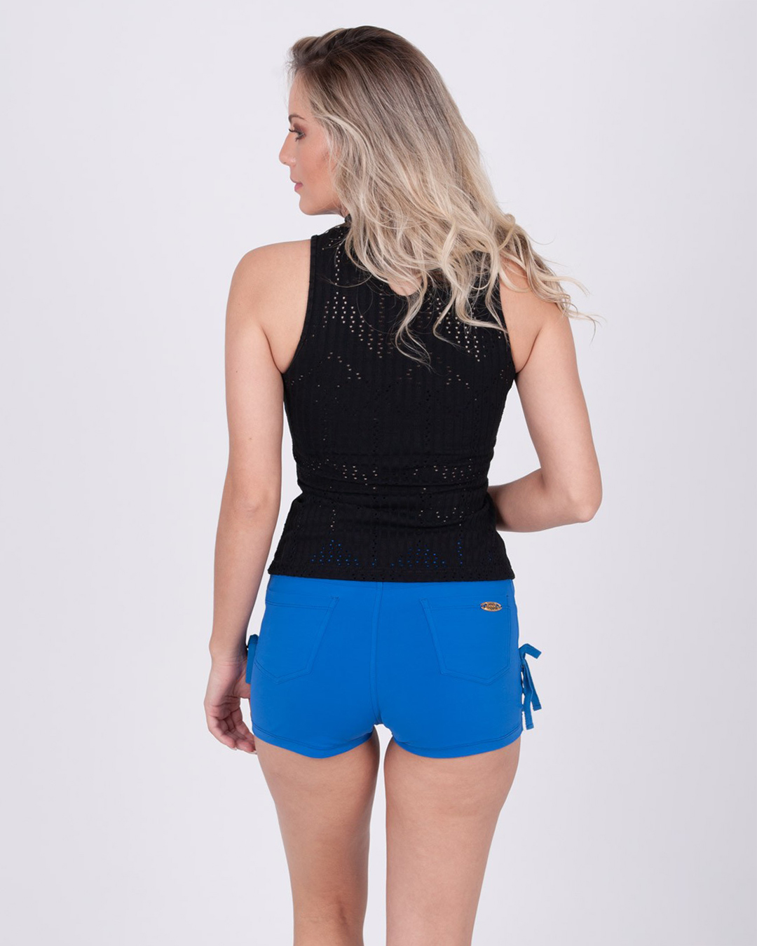 Miss Misses - Miss Misses Blue Lace Shorts 04-008 - 10003127