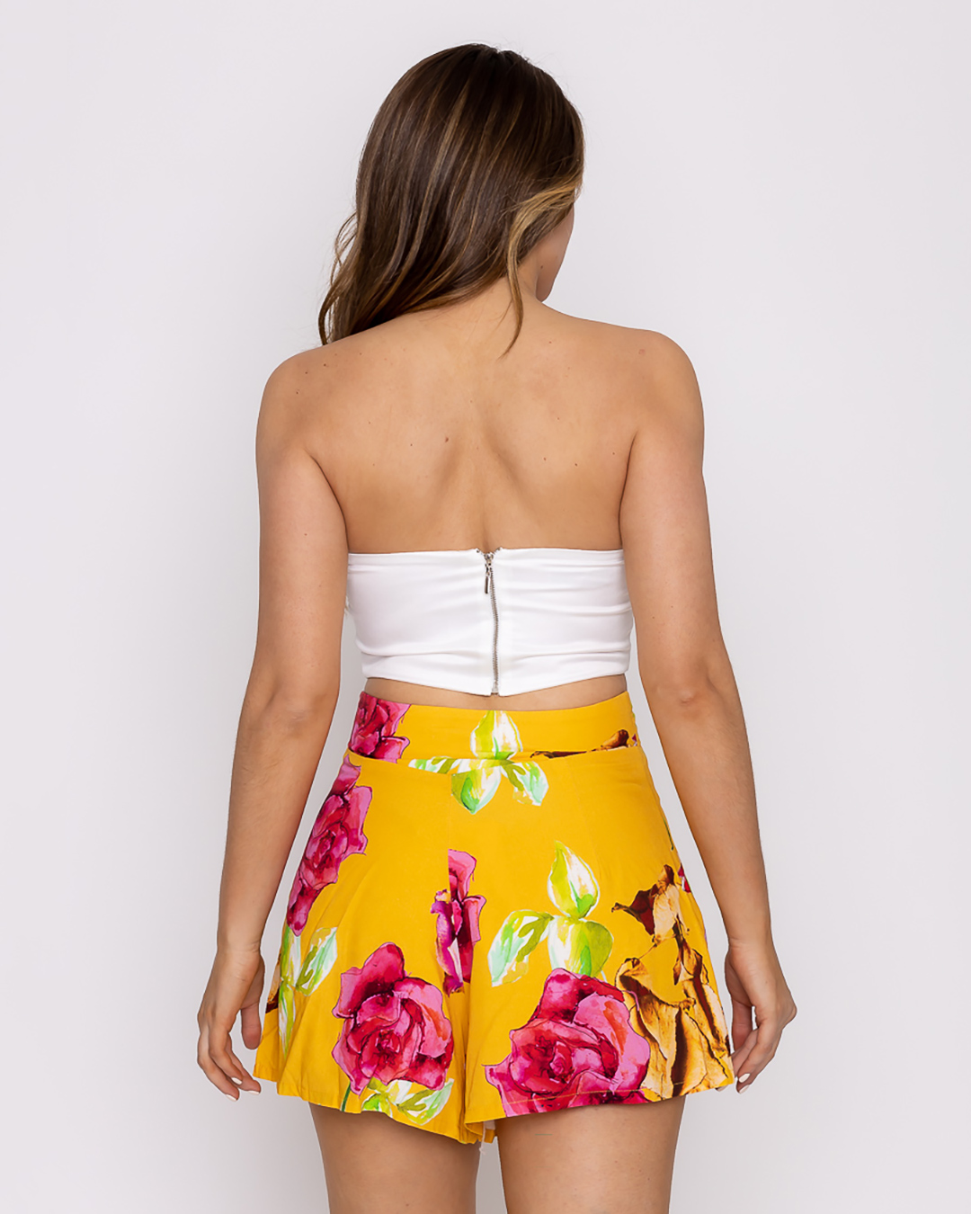 Limone - Shorts Limone Floral Amarelo - 10003033