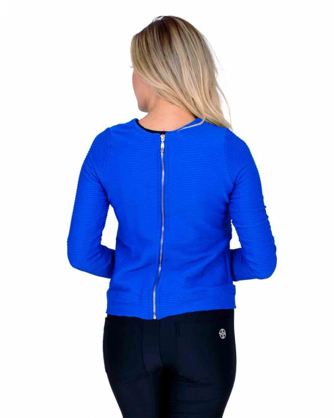 Miss Misses - Miss Misses Long Sleeve Blue Jacket - 10007503