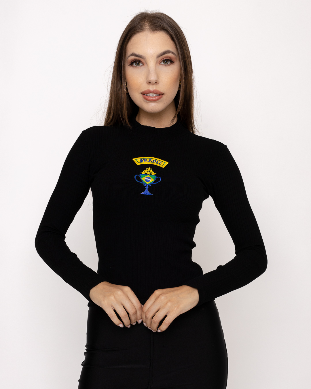 Miss Misses - Shirt Miss Misses turtleneck Black - 10009522