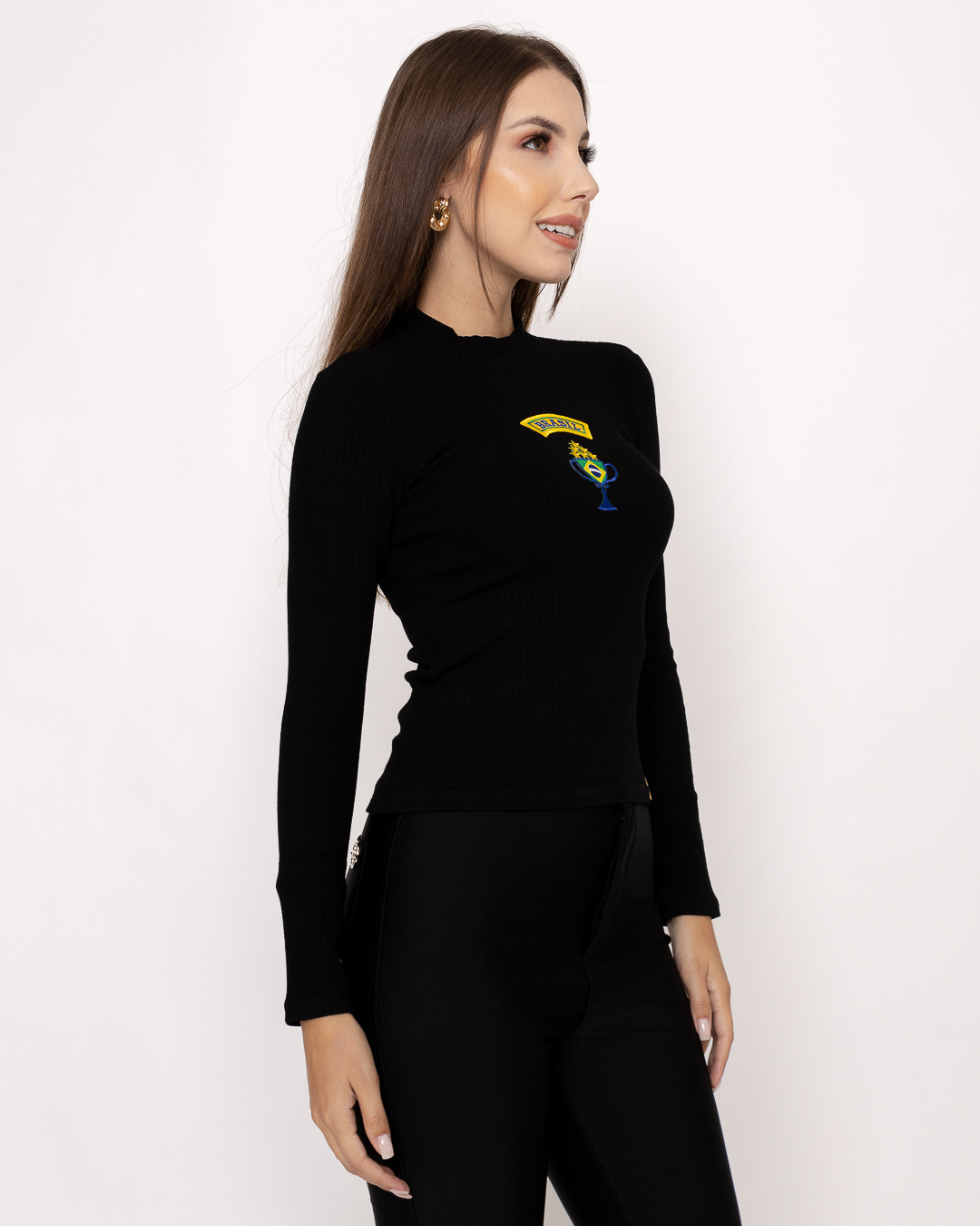 Miss Misses - Shirt Miss Misses turtleneck Black - 10009522