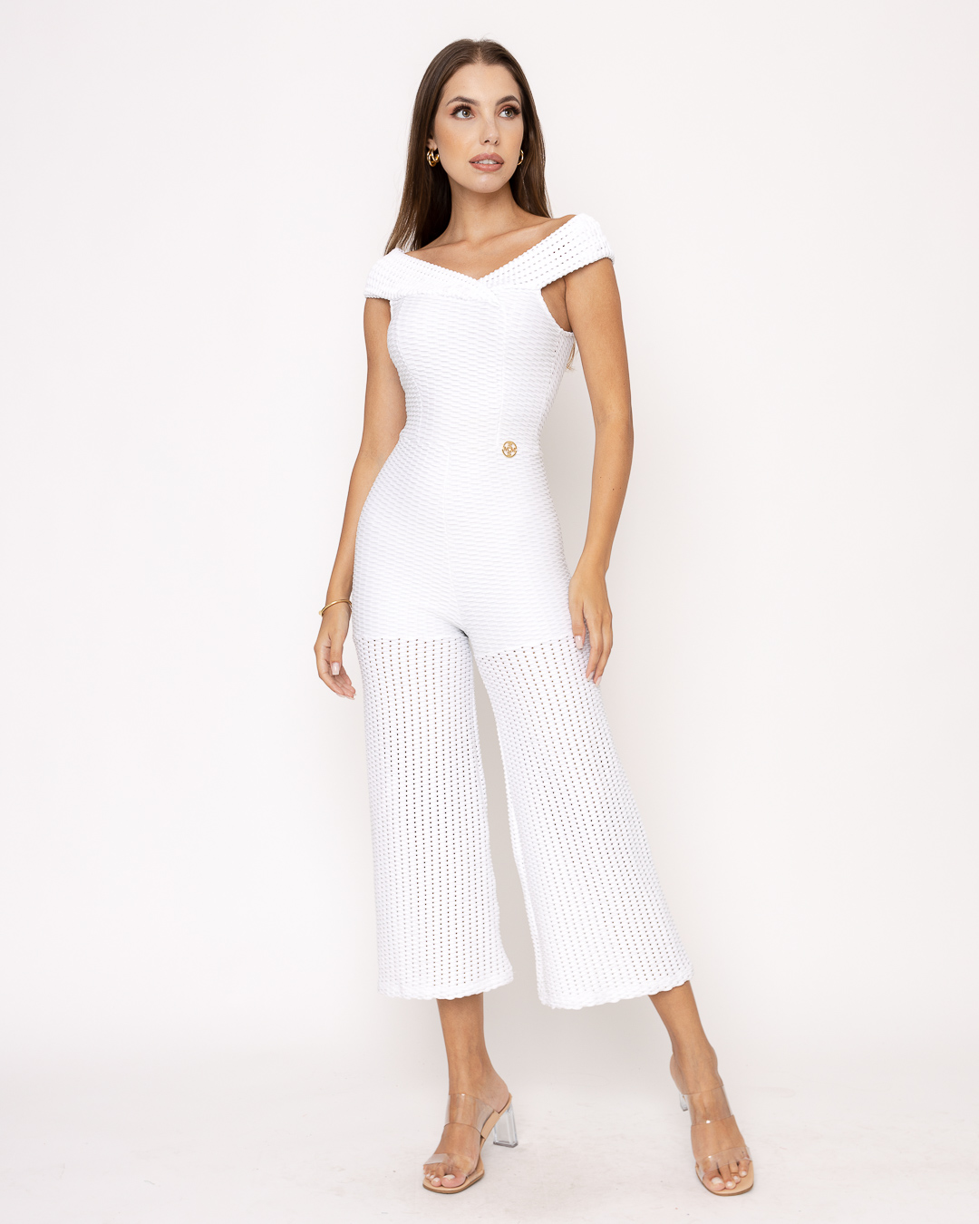 Miss Misses - Jumpsuit Miss Misses shoulder to shoulder White - 10005851