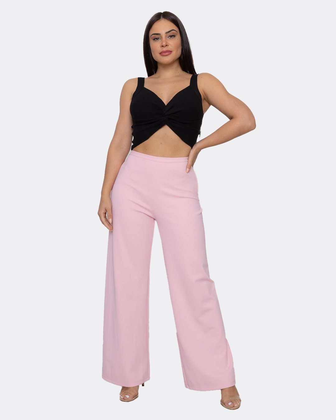 Miss Misses - Pants Miss Misses pantacourt pink - 10006765