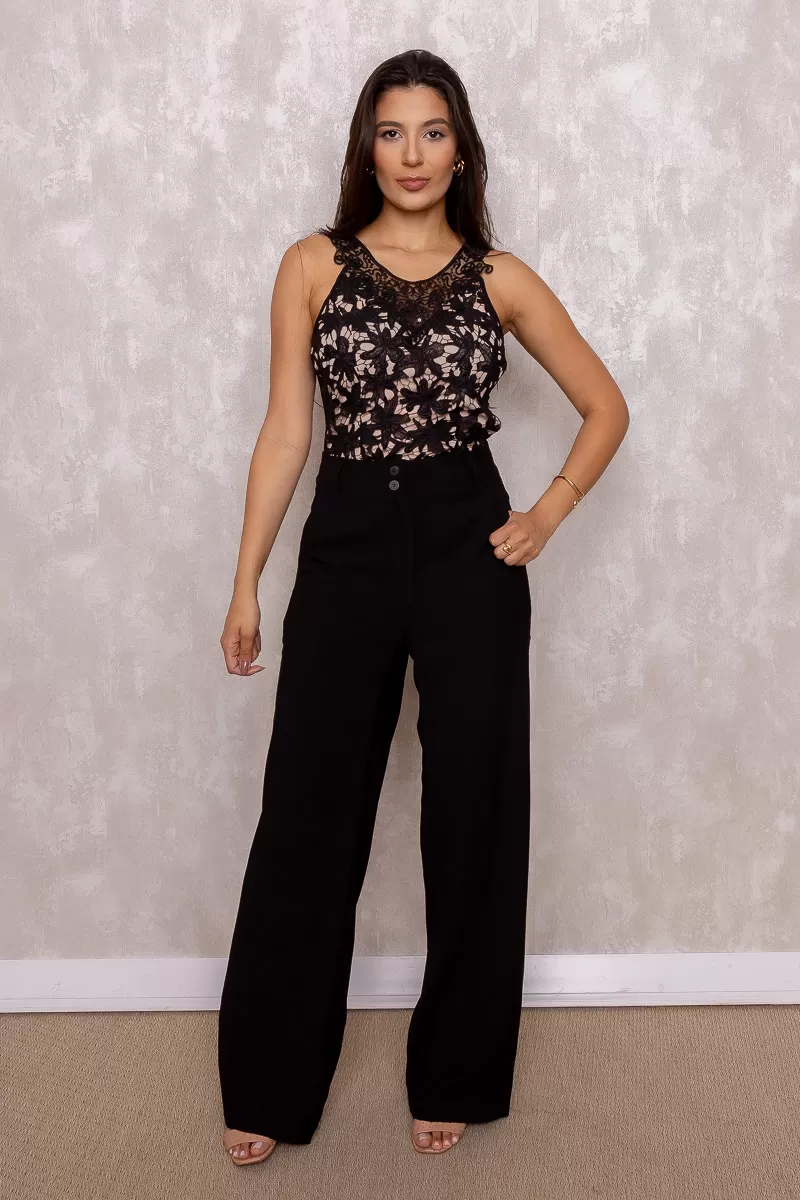 Kesses - Body Kesses Tulle Needlework Black - 10008186 Kesses - Body Kesses Tulle Needlework Black - 10008186